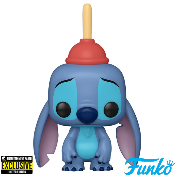 Funko POP #1354 Disney Lilo and Stitch, Stitch with Plunger Exclusive Figure